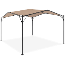 Best Choice Products 12x12ft Gazebo Canopy For Patio Backyard W Weighted Bags Weather Resistant Easy Assembly Tan Walmart Com In 2020 Gazebo Canopy Gazebo Backyard