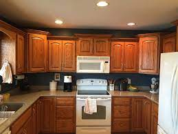 Navy Walls Honey Oak Cabinets Behr Shipwreck Home Depot Navy Kitchen Walls Honey Oak Cabinets Oak Kitchen Cabinets