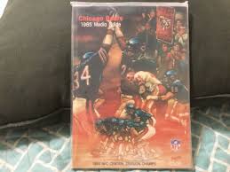 1985 CHICAGO BEARS MEDIA GUIDE,RARE/DITKA,PEYTON,MCMAHON,SINGLETARY