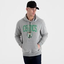 • regular fit • screen printed boston celtics logo • ribbed hem & cuffs • kangaroo pocket • machine wash, tumble dry low • 100 details: Boston Celtics Team Logo Grey Hoodie New Era Cap