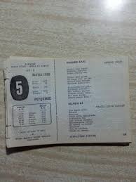 Ayın 5'i, saat 5'de kızılay'da buluşalım). 5 Mayis 1960 Yatay Takvim Yapragi Nadir Kitap