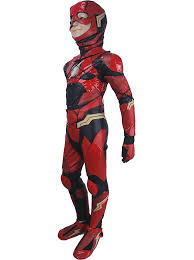 Kids Boys The Flash Barry Allen Cosplay Halloween Costume Full Set Dc Comics Justice League Superhero Flash Suit Halloween Costumes Superhero Halloween Outfits