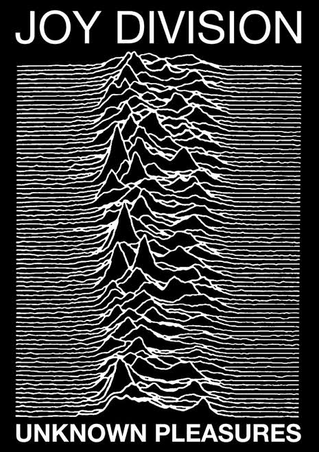 JOY DIVISION UNKNOWN PLEASURES POSTER PRINT 24x36 NEW FREE SHIPPING
