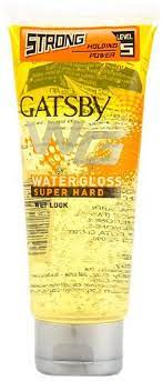 Love this hair gel, smells good, great hold and never leaves my hair feeling grunge. Amazon Com Gatsby Water Gloss Super Hard Hair Gel Yellow 100g Ship From India Beauty