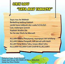 Saya Mau Tamasya Original Song Naik Becak Ibu Soed Lagu Lirik Lagu Pendidikan Anak Usia Dini