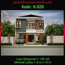 Sama seperti ketika anda ingin membuat baju, anda pasti memerlukan rancangan… Gambar Rumah 2 Lantai Lebar 8 Meter 6 Kamar Tidur Jasa Desain Rumah