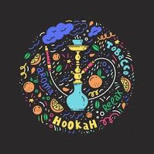 abstraktnyj krug s i kalyan dlya bara i tabak kalyan bar png i vektor png dlya besplatnoj zagruzki hookah hookah bar bar menu