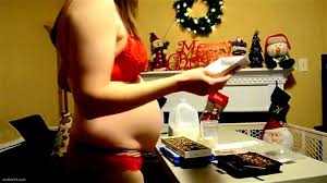 Christmas stuffing: Brunette, Bbw & Belly Stuffing Porn - SpankBang