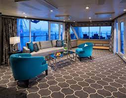 two bedroom aquatheater suite with balcony large on harmony of the seas one bedroom aquatheater suite wit huge bedrooms harmony of the seas luxurious bedrooms