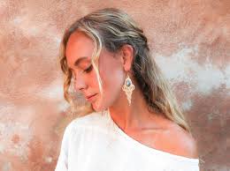 Labradorite Macrame Earrings