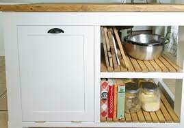 Check spelling or type a new query. Diy Kitchen Island With Trash Storage Shades Of Blue Interiors