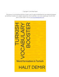 Colloquial turkish is the ideal introduction to the language! Turkish Language Turkish Homonyms