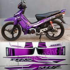 Modifikasi honda beat orange keren gambar modifikasi honda beat. Striping Stiker Fizr F1zr Fiz R Variasi Ungu Cod Shopee Indonesia