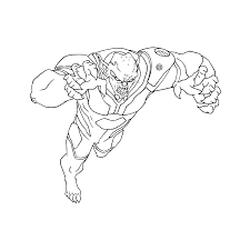 Spiderman Kleurplaat