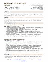 Food service resume examples & writing guides. Assistant Food And Beverage Manager Resume Samples Qwikresume