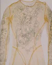 Tattoo Print Bodysuit John Galliano Fw 1997 Ph Katerina Jebb Print Bodysuit Fashion John Galliano