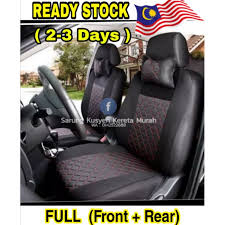 Kos membalut kerusi kereta berbeza mengikut kuality bahan yang dipakai sama ada semi leather grade premium, medium atau pvc. Ready Car Seat Cover Cushion Cover Sarung Kereta Full Set Front Back Saga Myvi Viva Wira Kelisa Honda Toyota Shopee Malaysia