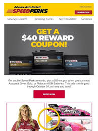 Advance Auto Parts Get A 40 Reward Coupon On Most Autocraft Batteries Milled