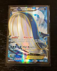 Wailord watching is a favorite sightseeing activity in various parts of the world. Pokemon Wailord Ex 147 160 Xy Primal Clash Holo Toys Games Amazon Com