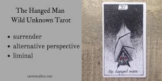 The hanged man tarot card meaning. The Hanged Man Wild Unknown Tarot Card Meanings Carrie Mallon