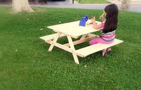 Childrens Picnic Bench Outside Table Activity Bench On Etsy 131 96 Aud Picnic Bench Picnic Outdoor