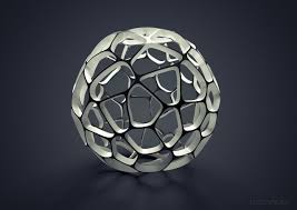 3d Voronoi Ball By Bschauer On Deviantart Organic Art Geometry Pattern Fluid Design