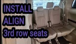 How To - Install and Align Alphard/Vellfire 3rd row seats