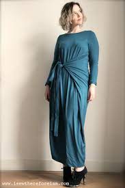 Wrap tie closure at the waist. Kickin Around In A Merino Kielo Wrap Dress I Sew Therefore I Am