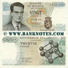 belgium 20 francs 1964 money poster money notes banknote collection
