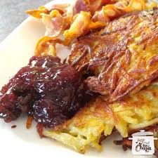 The fol lowing recipe developed. German Potato Pancake Recipe Just Like Oma