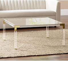You have searched for clear coffee table and this page displays the closest product matches we have for clear coffee table to buy online. Amazon Com Hanna 40 Square Clear Acrylic Modern Coffee Table 55 Downing Street Home Kitchen