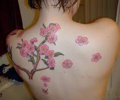 Traditional japanese tattoos that are done by hand are referred to as tebori, however tattoo technology has caught up and most designs are now. 62 Wonderful Cherry Blossom Tattoos For Back
