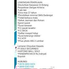 Loker rs rama hadi purwakarta. Loker Rs Yarsis Solo Lowongan Kerja Rs Nirmala Suri Jl Raya Solo Sukaharjo Rumah Sakit Islam Surakarta Adalah Rs Islam Swasta Yang Didirikan Oleh Yarsis Yayasan Rumah Sakit