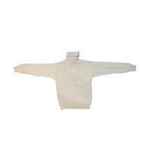 Put back your pull à col roulé now!!! Pull Irelandais Blanc Col Roule Traditionnel 100 Pure Laine Vierge Kerstin Adolphson
