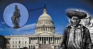 Government publication now states that the statue is officially known as the statue of freedom. Arlen Parsa On Twitter You May Have Heard That The Us Capitol Building Was Built With Slave Labor That S True But What Most People Don T Know Is The Extraordinary Story Behind The