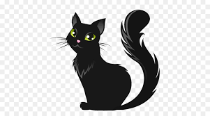 Black Cat Halloween Clipart Cat Illustration Graphics Transparent Clip Art