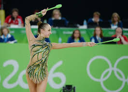 Rhythmic gymnastics is a sport in which gymnasts perform on a floor with an apparatus: Marina Durunda Wikipedia