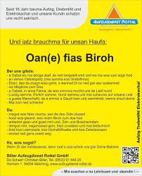 Finden sie den idealen job unter tausenden von stellenangeboten! Stellenanzeige Oktober 2018 Aufzugdienst Rottal