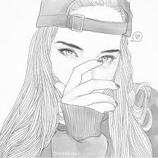 Disegni da colorare di arte & cultura. Immagini Di Ragazze Tumblr Da Colorare Colorare Immagini