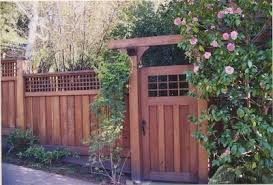 Macgregor Construction Craftsman Gate And Fence Wooden Garden Gate Fence Design Backyard Gates