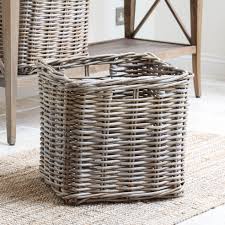 Maybe you would like to learn more about one of these? Grey Wash Square Rattan Basket Marquis Dawe