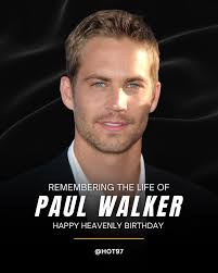 Today we remember the life of the late #PaulWalker