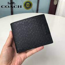 Maybe you would like to learn more about one of these? Coach Original Purse Short Wallet Men Folding Card Wallet Half Fold Opening And Closing Embossed In Stock 74547 Shopee Malaysia