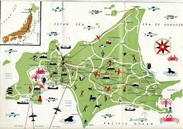 The access time varies depending on the weather. Hokkaido Been There For Work Several Times Would Love To Go As A Tourist Japan Tourist Illustrated Map Hokkaido