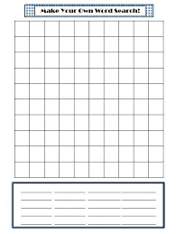 Make Your Own Word Search Template For Spelling Words For Advanced Third Graders Templates Microsoft Word Templates Word Search