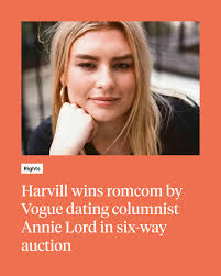 Harvill has acquired The Project, Vogue dating columnist Annie Lord's debut  novel, in a six-way auction. The book's publication is scheduled for summer  2026 👇