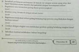 Anda bisa cedera jika tidak melakukan peregangan sebelum berlatih sebab semua otot akan teregang saat melakukan gerakan ini dan pastikan anda sudah meregangkan otot punggung sebaik mungkin. Mohon Bantuannya Kak Brainly Co Id