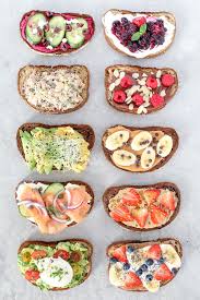 Toast Ten Ways Easy Healthy Breakfast Ideas Healthnut Nutrition Recipe Easy Healthy Breakfast Healthy Toast Recipes Easy Toast