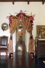 Liked On Pinterest Best Halloween Decoration Ideas Halloween Curtains Halloween Deco Halloween Home Decor