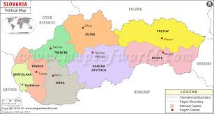 The main reasons to visit slovakia are its natural beauty, vivid history and great opportunities for relaxation. Slovakia Political Map Global Cleveland